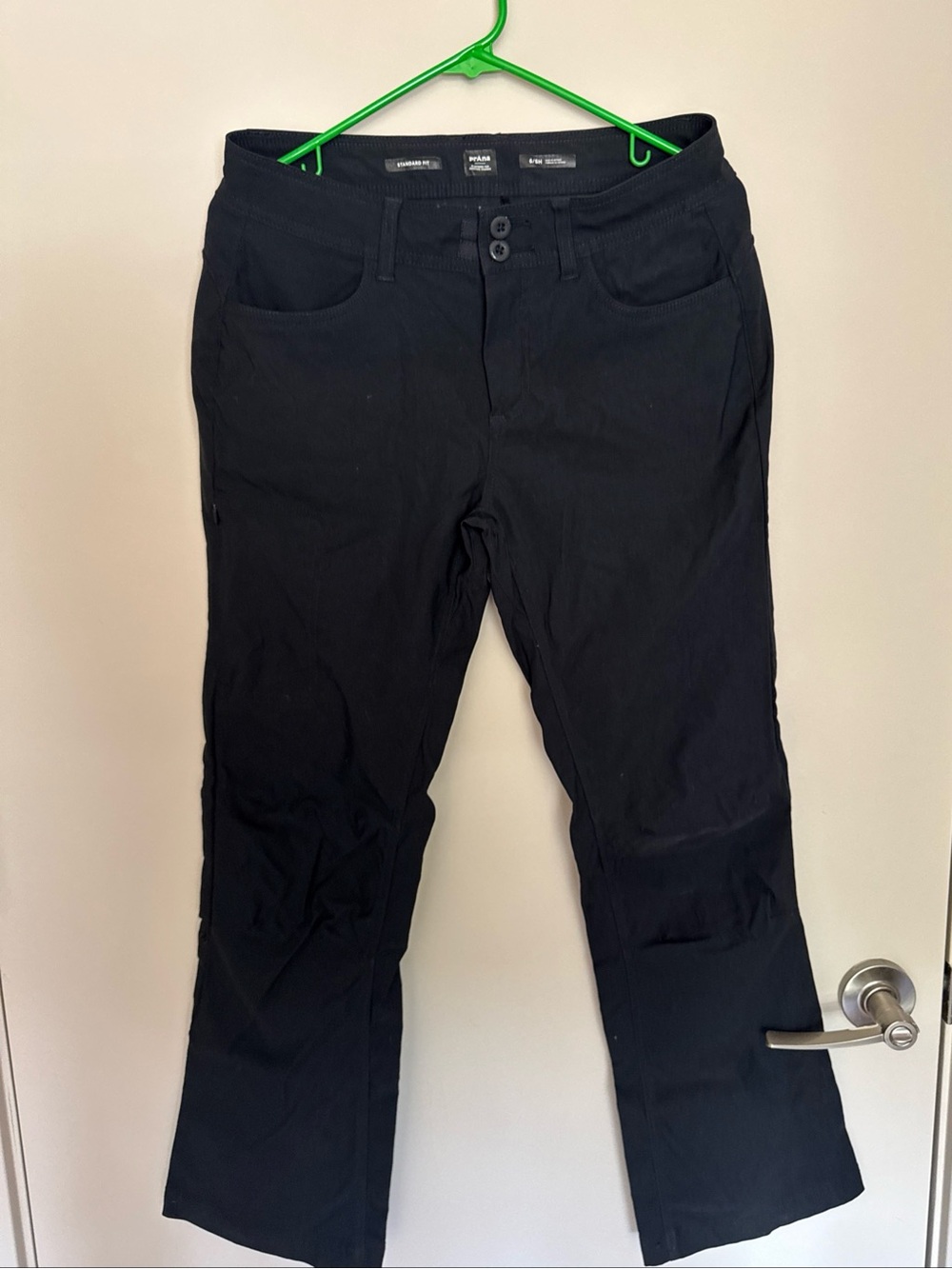Prana Black Women's Halle II Performance Outdoor Hiking Pants Size 6 SH